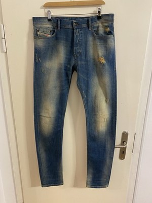 Diesel Tepphar Slim Carrot Stretch WASH 0854V Jeans Hose Herren W34 L34