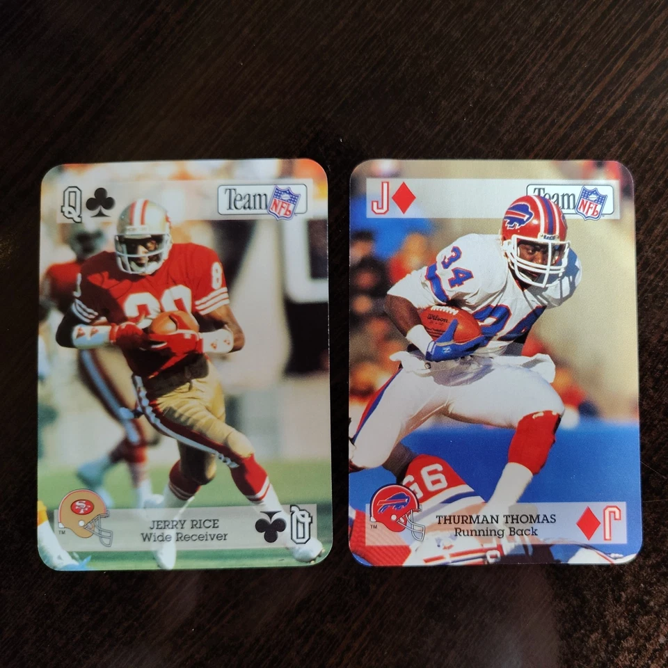 1992 Sport Decks Team NFL Star Playing Cards - Rice, Thomas, Esiason - Image 2 of 4