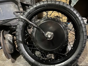 Michelin 90/90-18 fr&bk Motor Wheel, Electric Bicycle Hub Motor, Black 