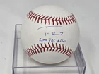 TREA TURNER signed Rawlings OML baseball BECKETT COA PHILLIES inscription