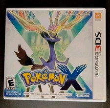 Pokemon X Nintendo 3ds Authentic Box Case Artwork ONLY