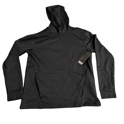 LEG3ND Mens Black Athletic Fit Moisture Management Hoodie Size M NEW Athleisure
