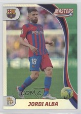 2021-22 Panini Podium FC Barcelona Masters Green 135/200 Jordi Alba #62 4v8