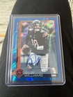 2025 Topps Chrome Caleb Williams Blue Wave Refractor /150 #52