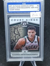 2017-18 Panini Optic GIANNIS ANTETOKOUNMPO -TCGS 10 , Court Kings Card #3