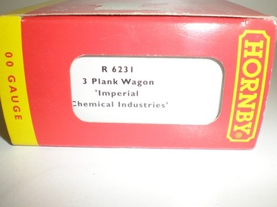 Hornby R 6231 3-Plankenwagen Imperial Chemical Industries