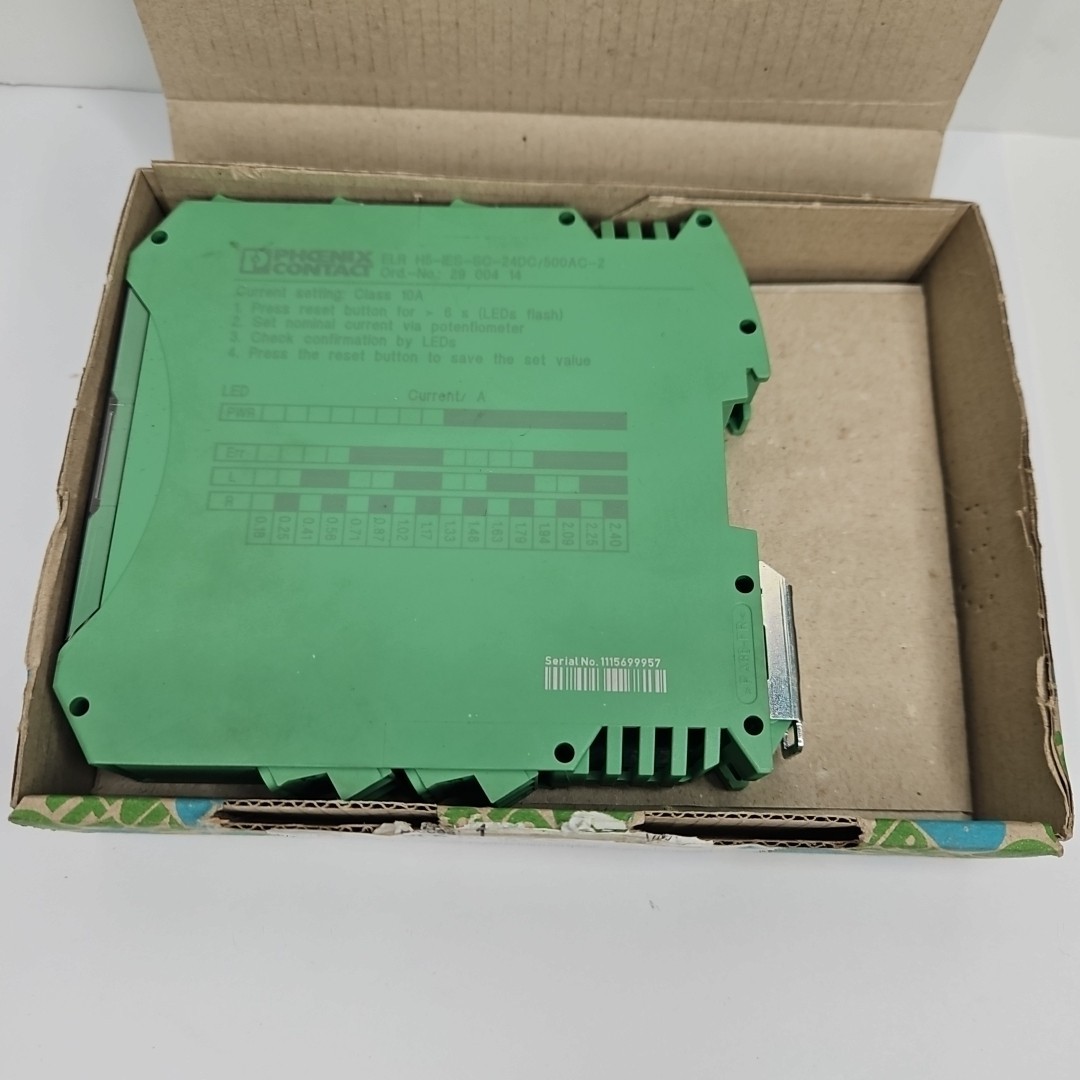 Phoenix Contact ELR H5-IES-SC-24DC/500AC-2 Hybrid Motor Starter Module Unit Box