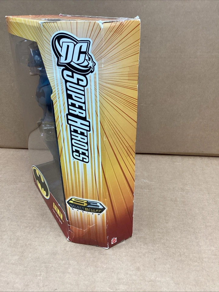 Figura de acción Batman DC Super Heroes S3 Select Sculpt Series 12 pulgadas nueva 2006 Foto 3 de 4