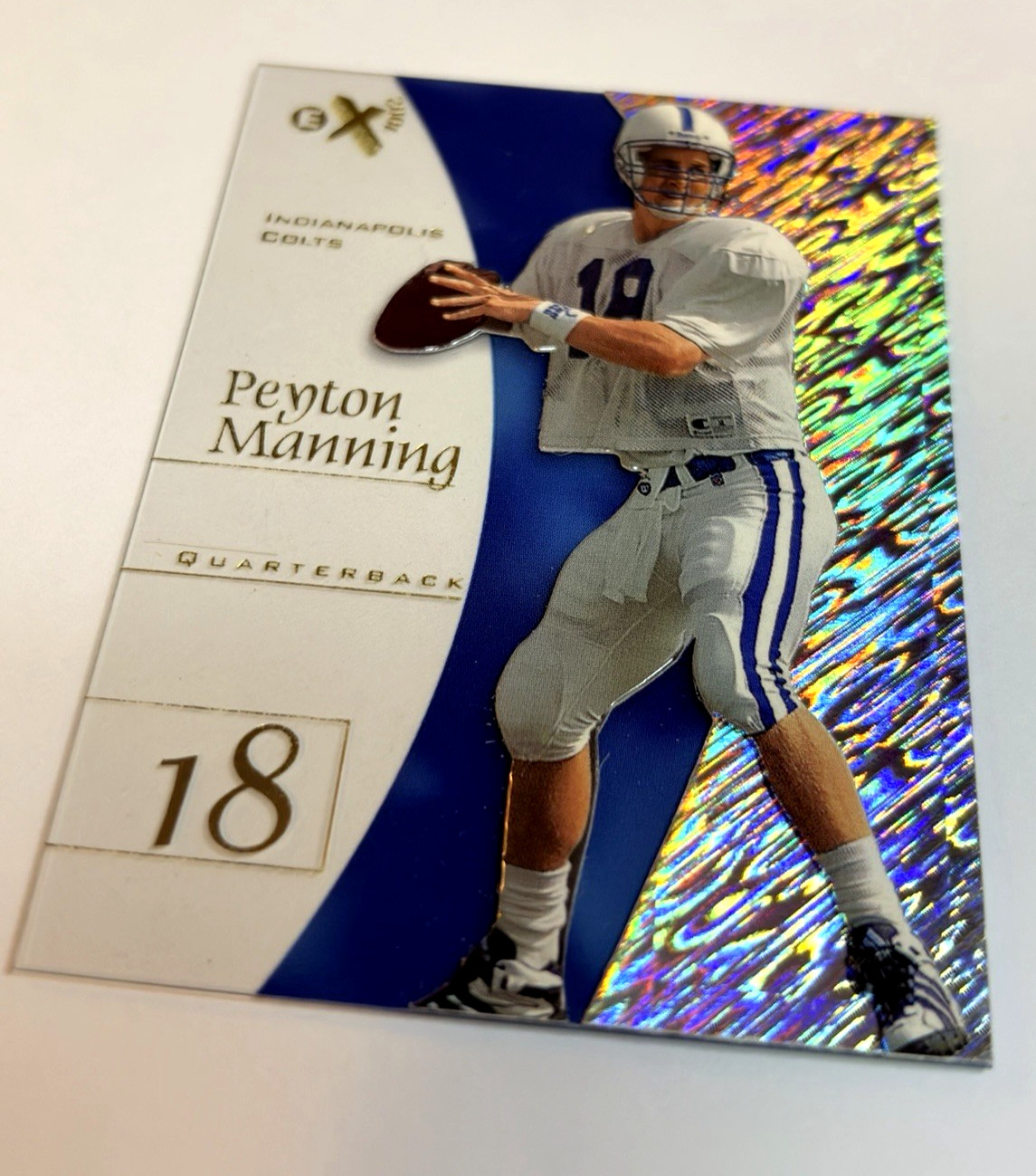 1998 Skybox E-X2001 Peyton Manning RC #54 Clear Acetate Colts HOF NICE!
