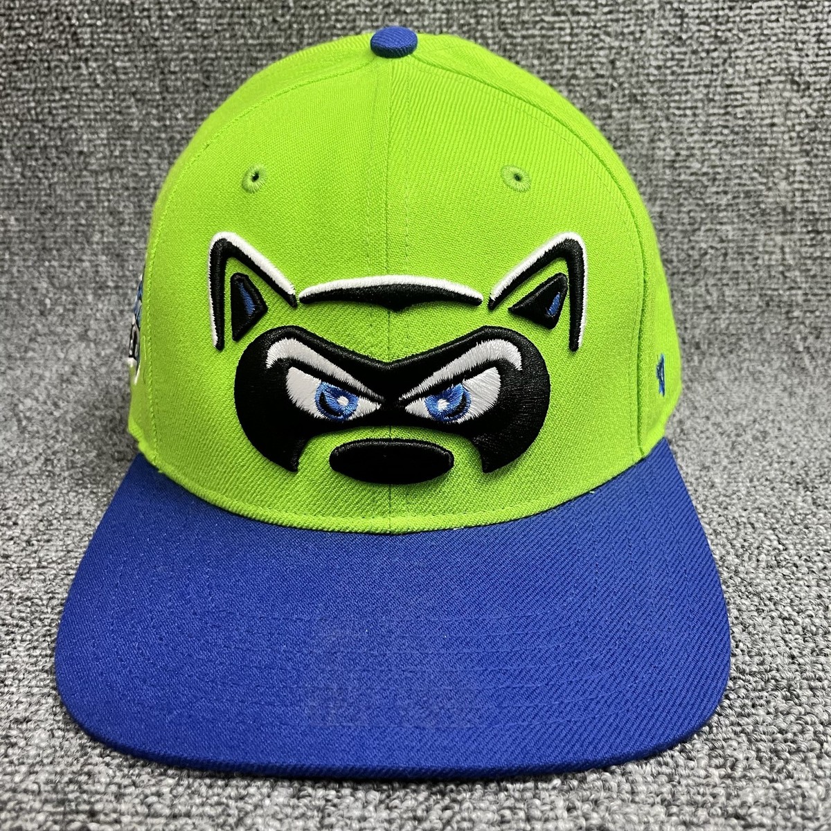 New '47 Brand Snapback Hat Lime Green Royal Blue Volleyball HV Embroidery
