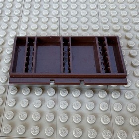 LEGO Castle, Ninja: 1 Brown Stockade Door 1 x 5 x 7 1/2, 30223, 6093, PARTS 1998