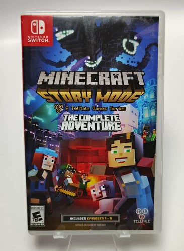 Minecraft: Story Mode - The Complete Adventure (Nintendo Switch, 2017) - TESTED