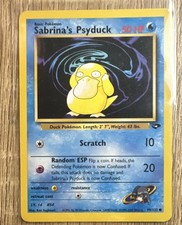 Pokémon TCG Sabrina's Psyduck 99/132 Gym Challenge 1st Ed Reg Common 50 HP ENG on eBay