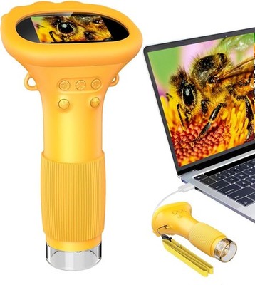 Digital Microscope Handheld 2.0 inch IPS Color Screen,Portable Digital Magnif...