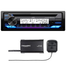 JVC KD-T92MBS 1-DIN Marine Bluetooth CD Player Receiver, Satellite Tuner Kit
