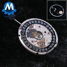 Black Date Automatic Movement White Carved For Perlage ST2130 3H For ETA 2824-2