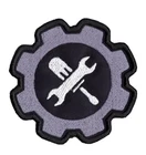 Mechanic Wrench Patch Embroidered Iron on Mechanics Wrench Crest by GroovyPatch!