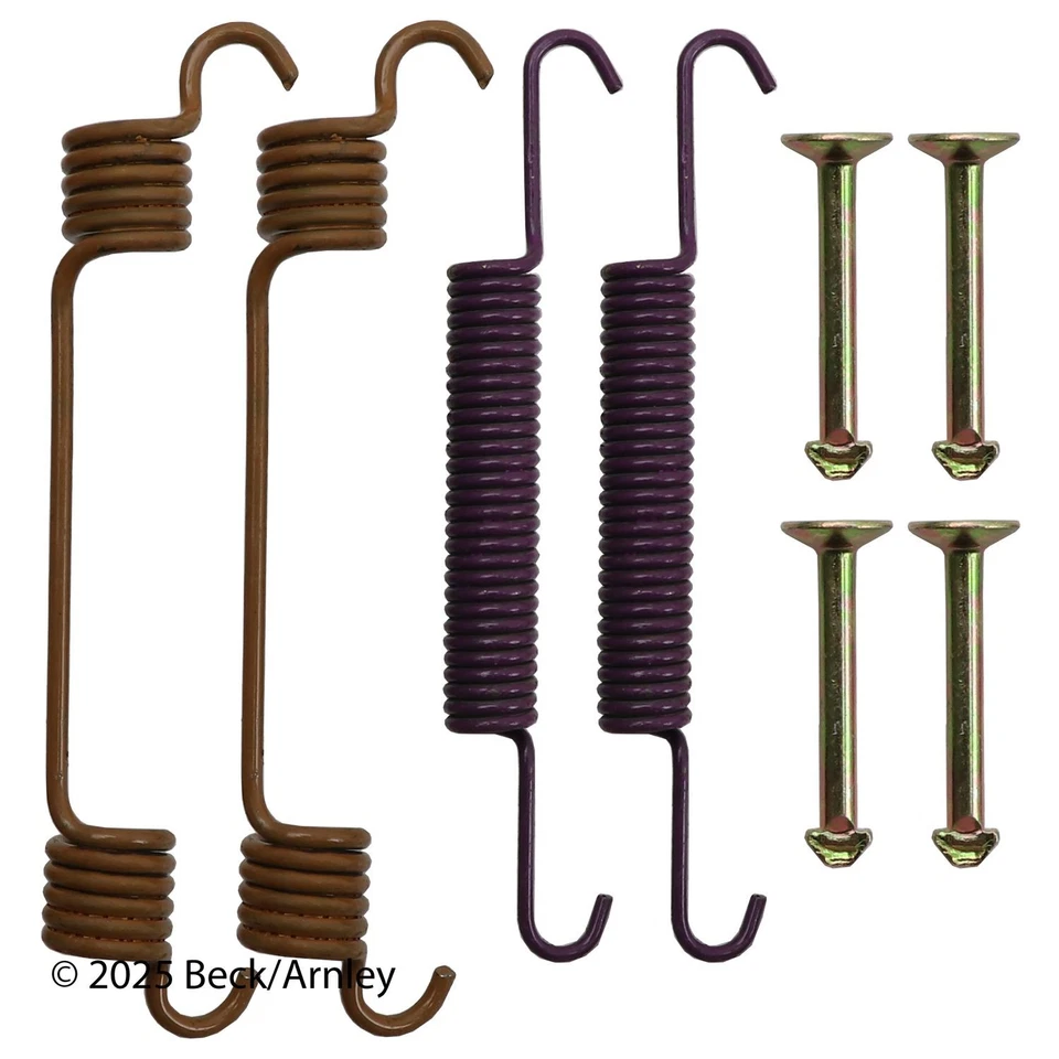 Kit de herrajes de zapata de freno de emergencia Beck Arnley 084-1687 para Hyundai Sonata 07-10 Foto 2 de 4