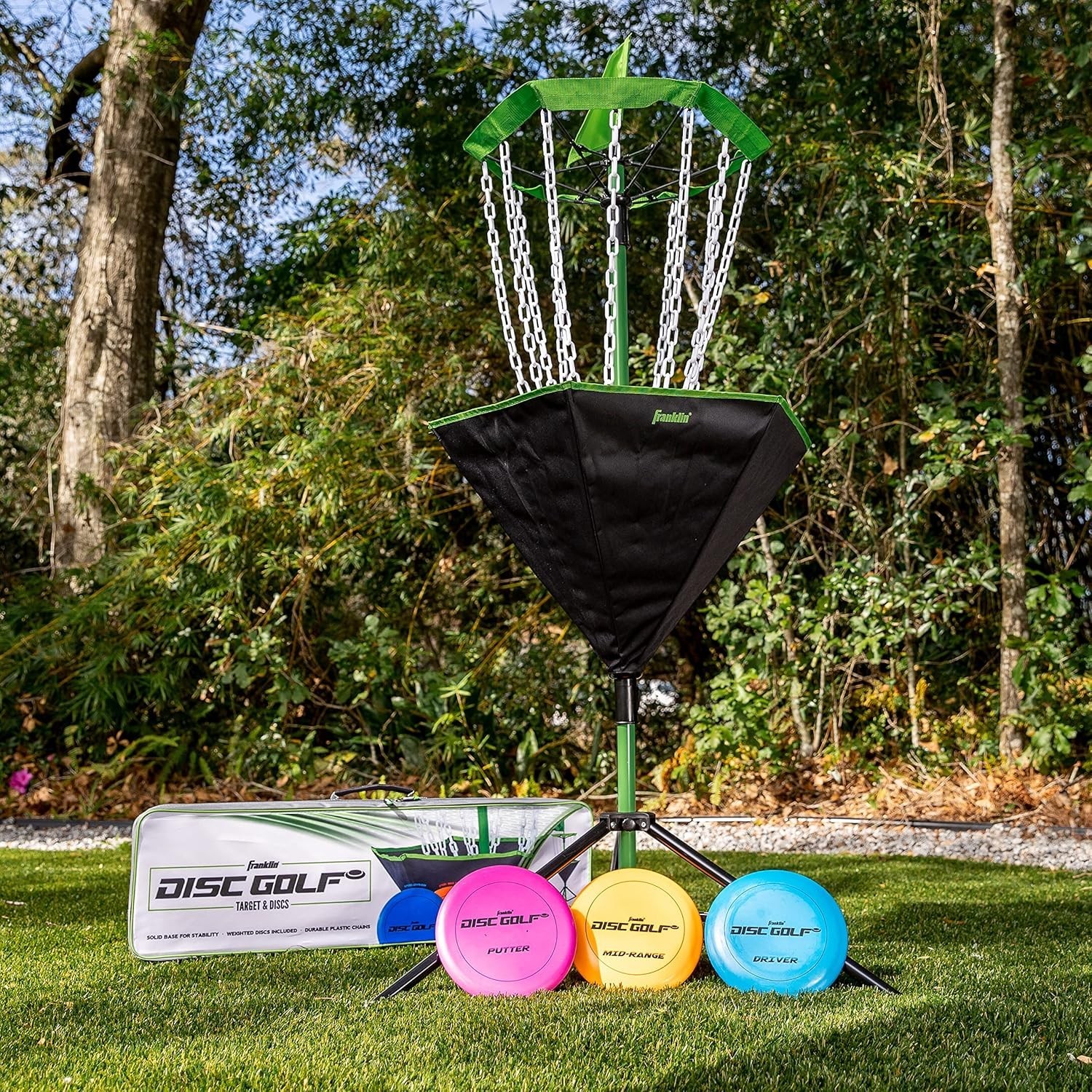 Disc Golf Baskets - Portable Disc Golf Target with Chains Included