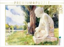 CALVENDO Puzzle Die Muschelsucherin  1000 Teile Lege-Gr  e 64  48 cm Foto-Puzz