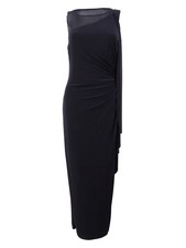 Lauren by Ralph Lauren Women's Sleeveless Jersey Column Gown (4, Black)