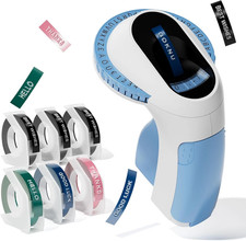 Dymo Omega Embossing label maker 5PK 3D Label Tapes 9mm Dymo Junior Embosser