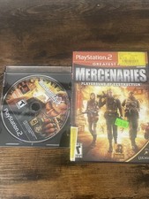 Sony Playstation 2 PS2 Game LOT Mercenaries 1 & 2 World In Flames