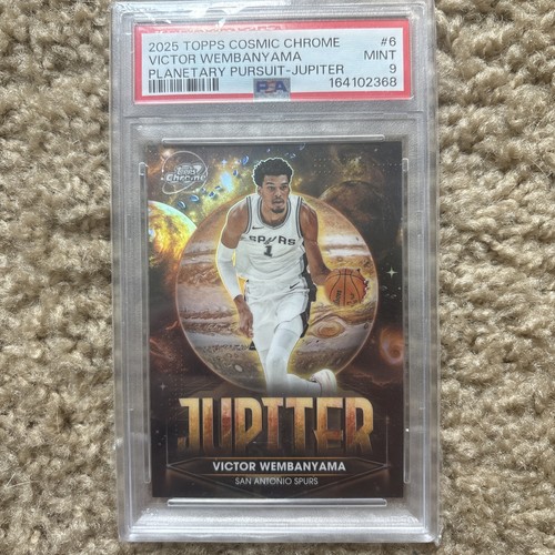Victor Wembanyama [Jupiter] #PPJ-6 2025 Topps Cosmic Chrome Planetary Pursuit card