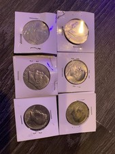 Lot de 6 pièces demi dollar JFK D Eisenhower dollar bicentenaire