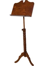 ROOSEBECK SINGLE TRAY BOSTON MUSIC STAND SOLID SHEESHAM