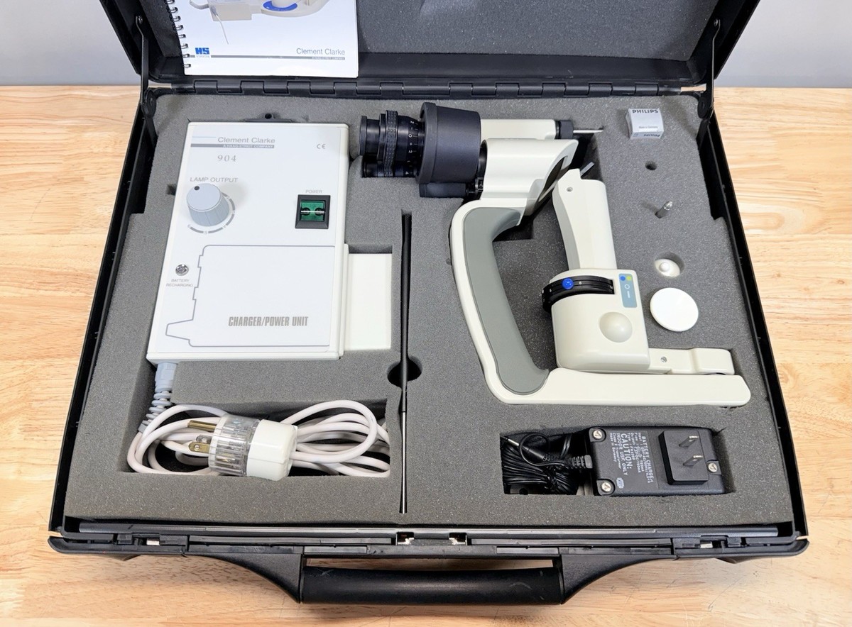 Portable Haag Streit Clement Clarke Slit Lamp 904 | eBay
