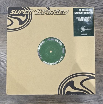 Ed Solo  Skool Of Thought - Feel The Music / Loud Noise - 12'' Vinyl  U1034z VG+