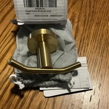 ARCORA Towel Hook Double Robe Hooks Brushed Gold