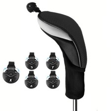 "Long Neck Headcover 1 Pc Golf Club Head Covers For Woods Hybrid