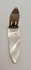 Vintage Carved Mother Of Pearl Dress Fur Clip Luminescent Art Deco — photo 8