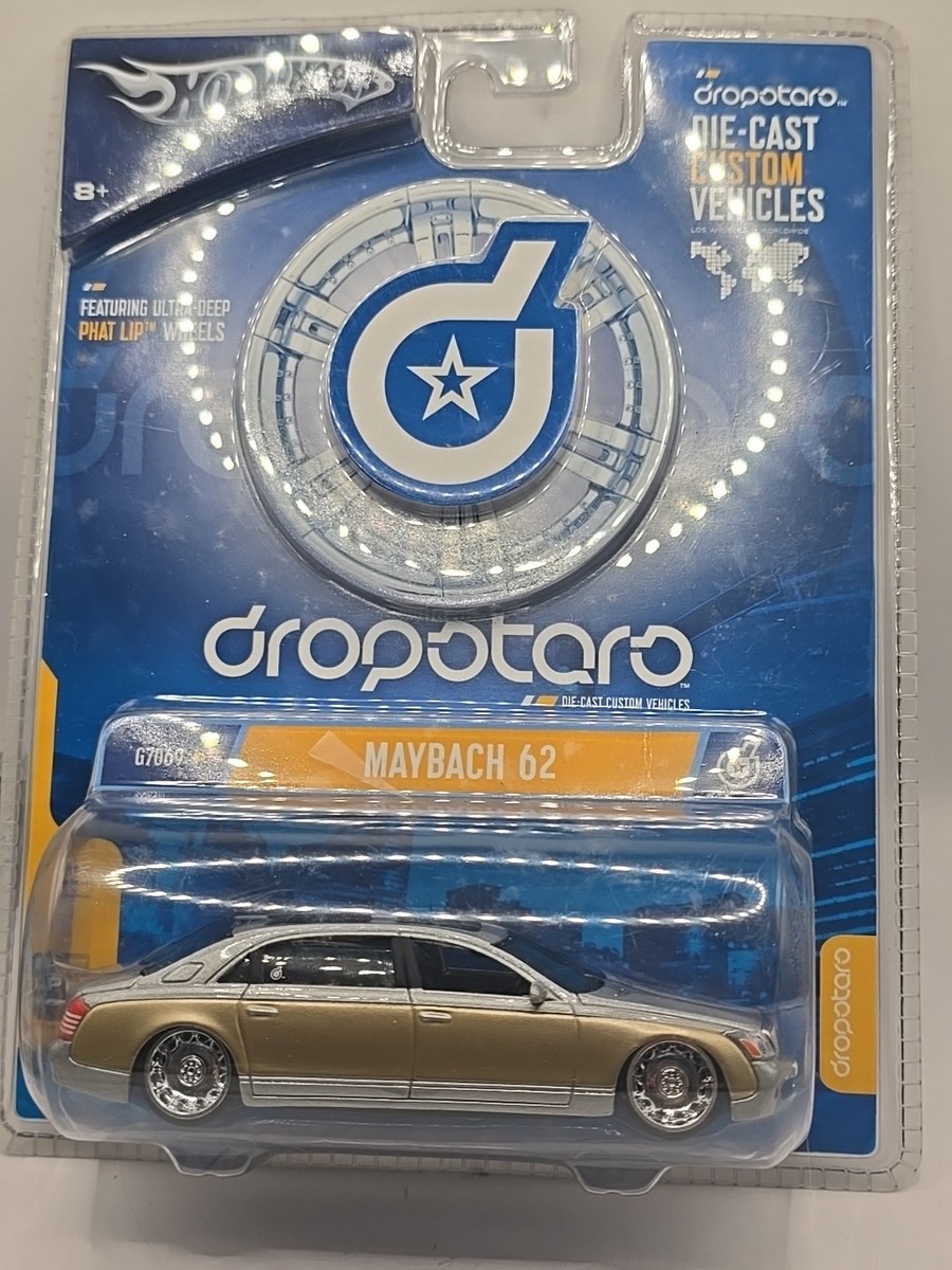 Hot Wheels Dropstars Maybach 62 Metallic Silver & Gold 1:50