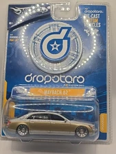 Hot Wheels Dropstars Maybach 62 Metallic Silver & Gold 1:50 Diecast TIS 05 Wheel
