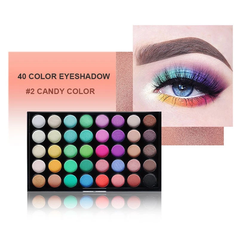 40 Colour Matte Nude Eyeshadow Palette Waterproof Long Lasting Pigment Makeup * - Image 2 of 4