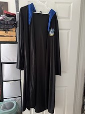 Harry Potter Ravenclaw Robe Costume Size L Black Blue