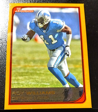 2006 BOWMAN GOLD #52 - ROY WILLIAMS - DETROIT LIONS CARD