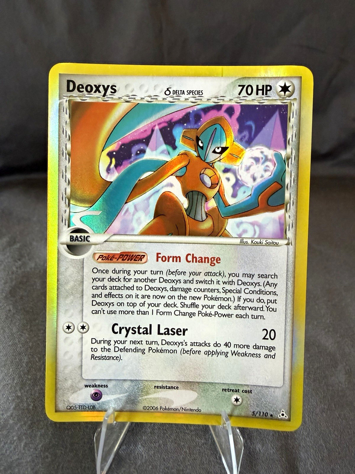 Pokemon - Deoxys - Delta Species- Holon Phantoms - Holo - English 5/110 - LP
