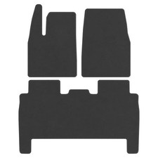 Veloursfußmatten für Tesla X ab Bj. 2021 Neu Automatten Passform ANTR LUX 3-tlg.