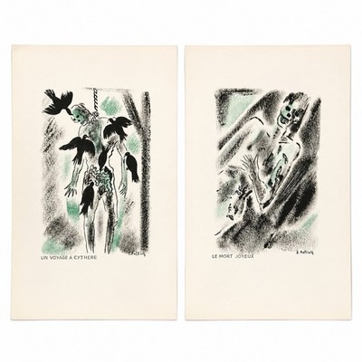 Charles Baudelaire Les Fleurs du Mal Art Prints 10x6 Vintage Macabre Gothic