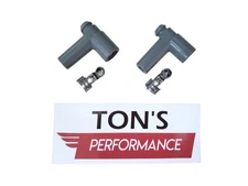 MSD Ignition 3320 Spark Plug Wire Boots & Terminals 90 Degree For HEI Cap - Pair