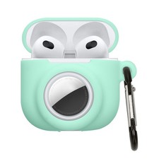 Custodia 2 in 1 per Apple Airpods 4 e AirTag Cover Cuffie