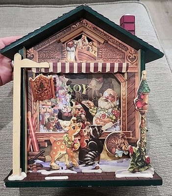 Joy The Christmas Shop  3D Wooden Music Box. Novelty Trading Co. 2010