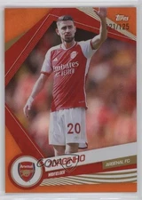 2023-24 Topps Arsenal FC Fan Set Orange 121/125 Jorginho #AFC-14 0oc7