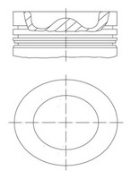 Mahle Kolben 039 PI 00127 000 FüR Opel Crossland P17 P2QO A18 P1UO Combo K9 308