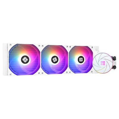Aqua Elite 360 ARGB White CPU Aio Cooler, 360 CPU Liquid Cooling, Pump Head S...