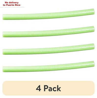 (4 pack) Super Swim Pool Noodle (Single Unit), Green,50 inches long,3inches wide